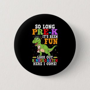 So Long Pre-k Preschool Afstuderen Kindergarten He Ronde Button 5,7 Cm