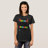 So Long Preschool Kindergarten Here I Come Back To T-shirt (Voorkant volledig)
