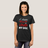 So Loved Dog Mom Valentine Design T-shirt (Voorkant volledig)