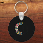 So Many Books Little Time, Retro Bookish Book Love Sleutelhanger (Voorkant)