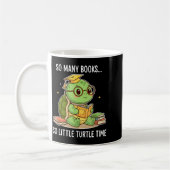 So Many Books Little Time Turtle Scholar Koffiemok (Links)