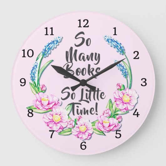 So Many Books So Little Time Grote Klok (Voorkant)