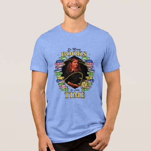 So Many Books, So Little Time Tri-Blend Shirt (Voorkant)