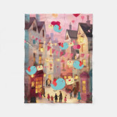 SO MANY VALENTINES FOR DELIVERY FLEECE DEKEN (Voorkant)