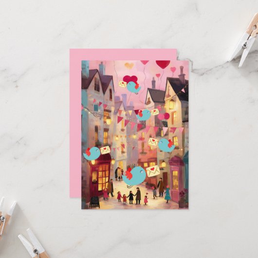 SO MANY VALENTINES FOR DELIVERY KAART (Voorkant / Achterkant in situ)