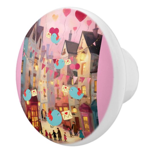 SO MANY VALENTINES FOR DELIVERY KERAMISCHE KNOP (Rechts)