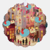 SO MANY VALENTINES FOR DELIVERY ORNAMENT KAART (Achterkant)