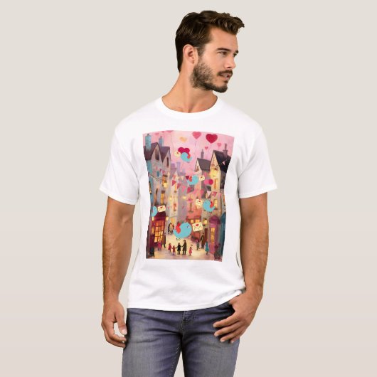 SO MANY VALENTINES FOR DELIVERY T-SHIRT (Voorkant volledig)