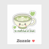 So Matcha Verliefd Schattig Sticker (Vel)