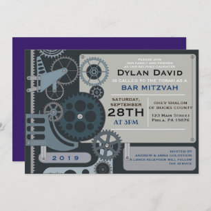 SO MOD Bar Bat Mitzvah Uitnodiging