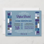 SO MOD Bar/Bat Mitzwa uitnodiging (Voorkant)