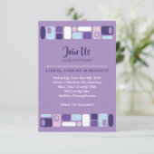 SO MOD Bar Mitzvah Reception Kaart (Staand voorkant)