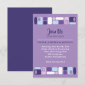 SO MOD Bar Mitzvah Reception Kaart (Voorkant / Achterkant)