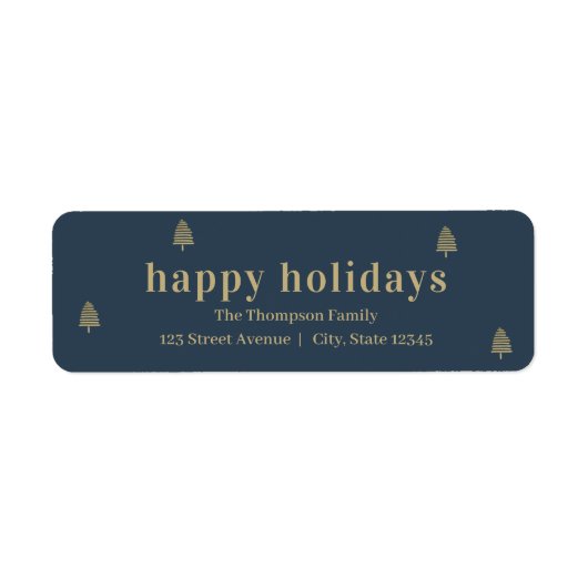 So Much Joy Christmas Holiday Adres Label (Voorkant)