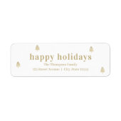 So Much Joy Christmas Holiday Adres Label (Voorkant)