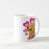 So Much Love Golden Retriever Hearts Edition Koffiemok (Voorkant rechts)
