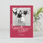 So Much Love Valentine's Day Card Kaart (Staand voorkant)