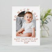 So Much Lovely Baby Valentine's Day Modern Folie Feestdagenkaart (Staand Voorkant)
