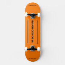 ...SO-OOBOARD skateboard: verbrand sinaasappel