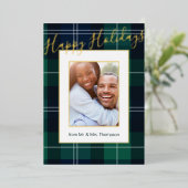 So Plaid Foto Lijst Prettige feestdagen (Staand Voorkant)