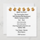 SO Precious Baby Buggy Theme Invitation Kaart (Achterkant)