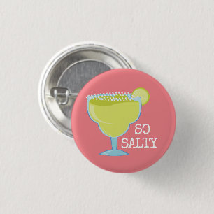 "So Salty" Margarita Glass Ronde Button 3,2 Cm