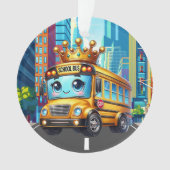 SO SCHATTIGE Ornament van de schoolbus (voorkant)