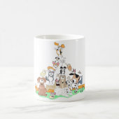 So So Long Dachshund and the Top Dog Beagle Koffiemok (Center)