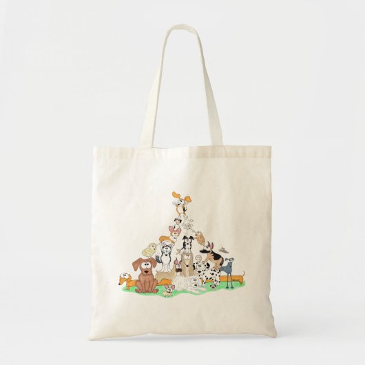 So So Long Dachshund and the Top Dog Beagle Tote Bag (Voorkant)