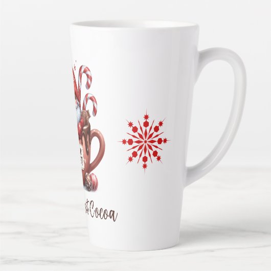 So So Sweet Santa Gnome Latte Mok (Rechts)