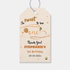 So Sweet To Bee One Cute Honey Bee 1st Birthday Cadeaulabel