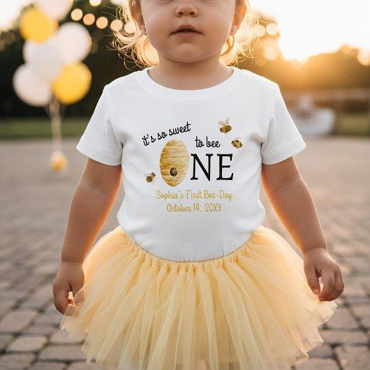 So Sweet To Bee One First Birthday Honeycomb