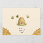 So Sweet to Bee Three, 3rd Birthday with Picture Kaart (Achterkant)