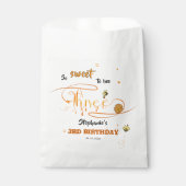 So Sweet To Bee Three Cute Honey Bee 3rd Birthday Bedankzakje (Voorkant)