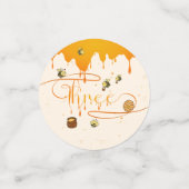 So Sweet To Bee Three Cute Honey Bee 3rd Birthday Confetti (Kleine voorkant)