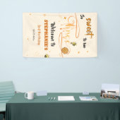 So Sweet To Bee Three Cute Honey Bee 3rd Birthday Spandoek (Beurs)