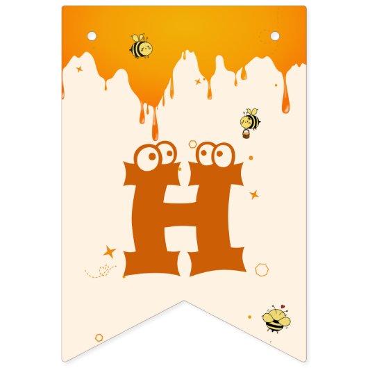 So Sweet To Bee Three Cute Honey Bee 3rd Birthday Vlaggetjes (Tweede vlag)