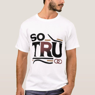 So Tru Mannen T-shirt met korte mouwen
