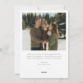  So Very Merry Elegant Script Joyful Family Photo Feestdagenkaart (Achterkant)