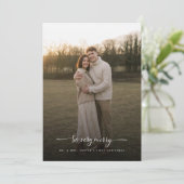 So Very Merry Newlywed First Christmas Photo Feestdagenkaart (Staand voorkant)