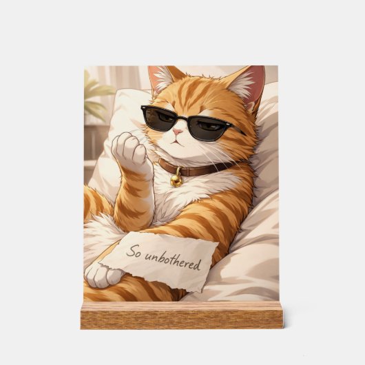 So very unbothered acryl bord (Voorkant)