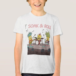 Soak & Roll - Schattigee Sponge Band Muziek Pun Ca Tri-Blend Shirt
