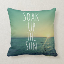 Soak up the Sun Quote Beach