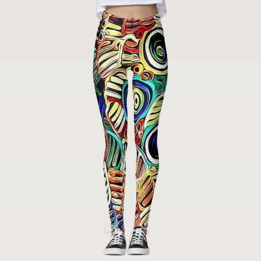 Soakage Australian ontwerper van oorspronkelijke k Leggings (Voorkant)