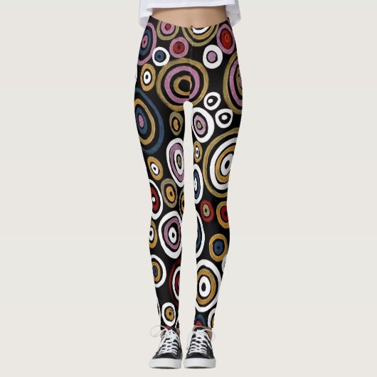 Soakage door Australische Aboriginal artiesten Leggings (Voorkant)