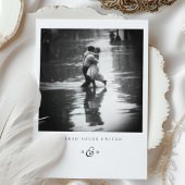 "Soaked Souls United" Foto Dank je wel kaart