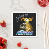 Soaking Up Rays and Taking Names Summertime Servet (Insitu)