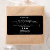 Soap Bar Ingrediënten Lijst Productlabel Sticker (Insitu)