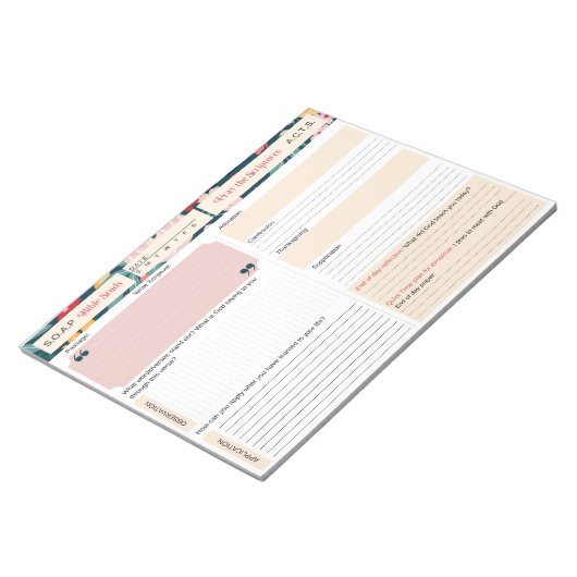 SOAP Bible Study Journal Notitieblok (Schuin)