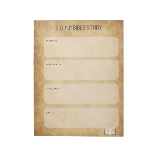 SOAP Bijbelstudie Notitieblok (Linkerzijde)